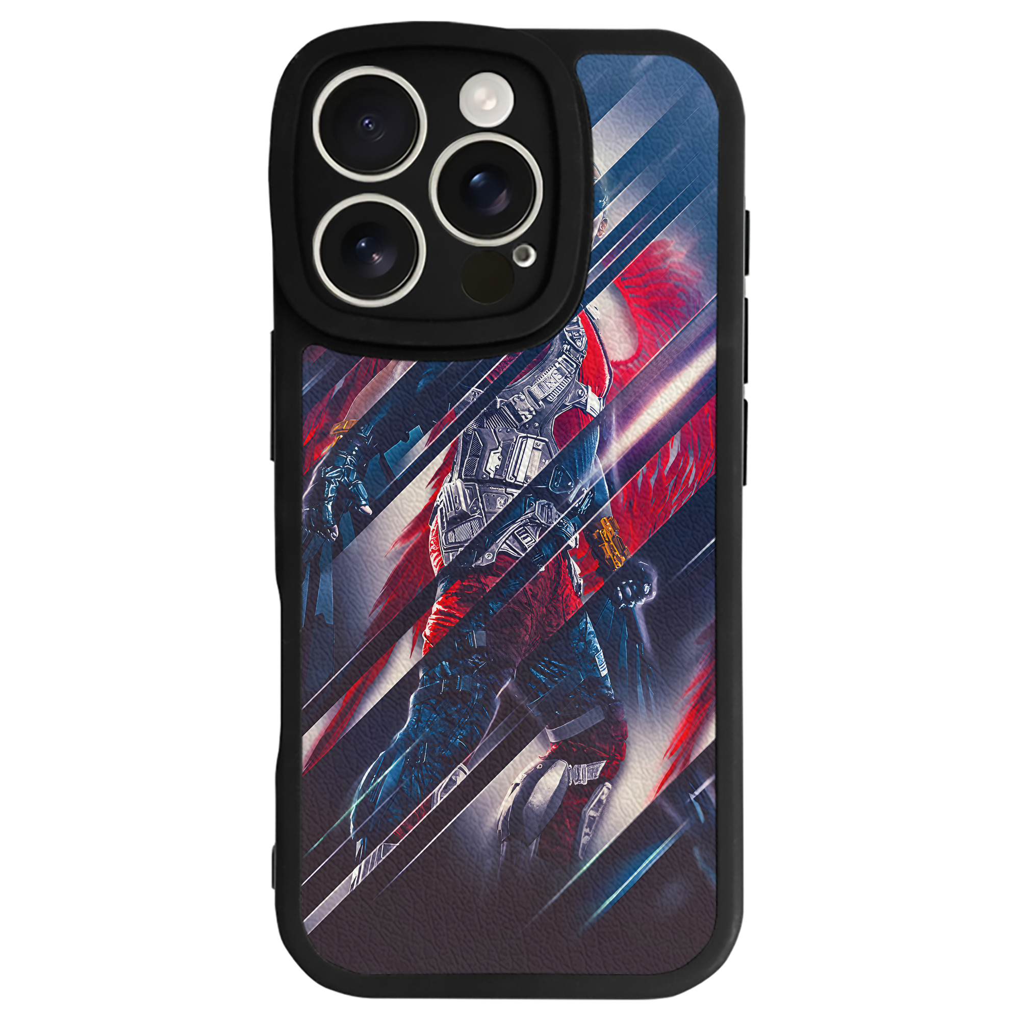 （画像用） アベンジャーズ The Avengers 【iPhone 16シリーズ対応】シリコンスマホケース（レザー調） 材質：シリコン